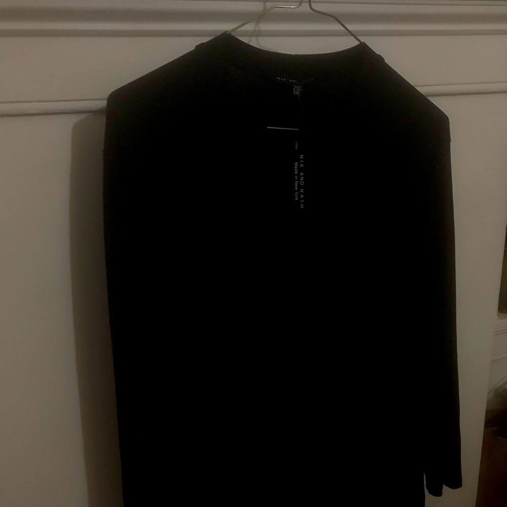 Nik and Nash NWT Women’s XXL black swing dress